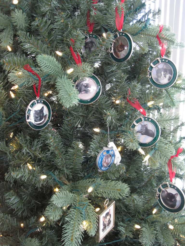 Christmas Tree 2013 Kitty Ornaments