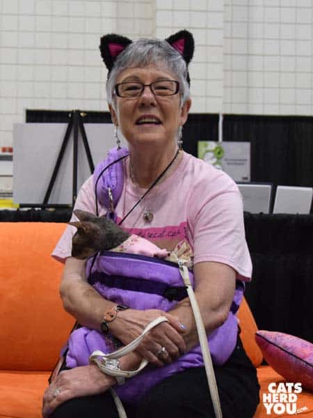 Coco and her human, Teri