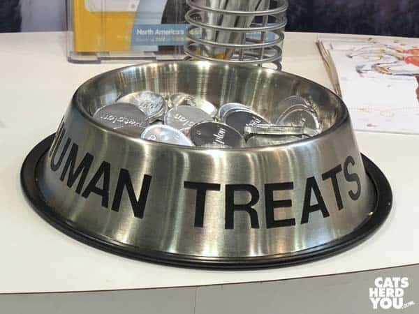human treats bowl